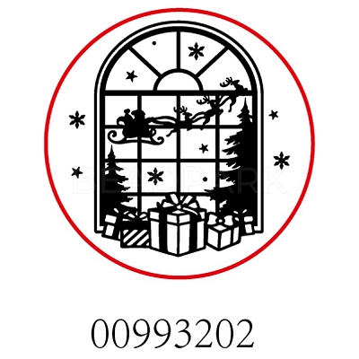 Christmas Wax Seal Stamp Set AJEW-WH0208-1313-1