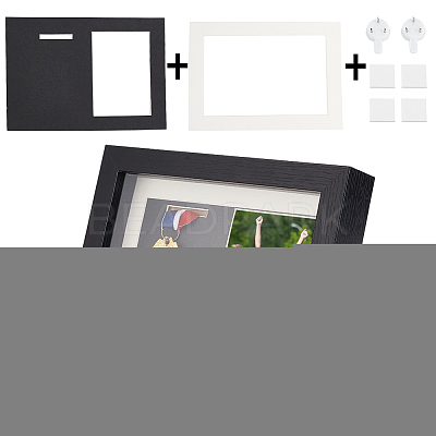 Natural Wood Photo Frames DJEW-WH0038-73A-1