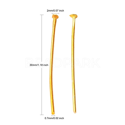 Iron Flat Head Pins NFHPG30mm-1