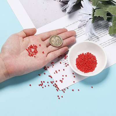 375G 15 Colors Baking Paint K9 Glass Seed Beads SEED-JP0004-03-2mm-1
