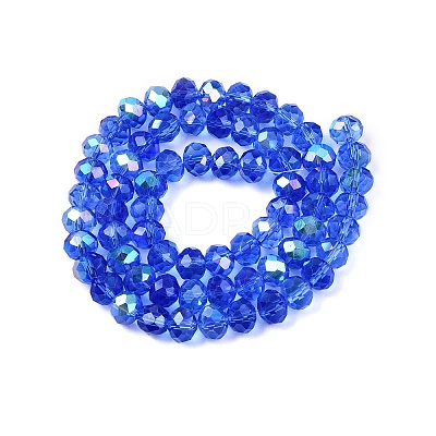 Electroplate Glass Beads Strands EGLA-A044-T8mm-L14-1