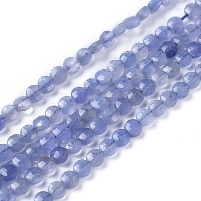 Natural Tanzanite Beads Strands G-I249-A29-1