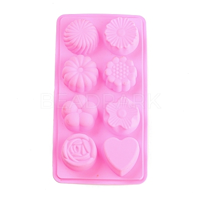 Flower Heart DIY Silicone Fondant Molds LS-SIMO-D003-07G-1