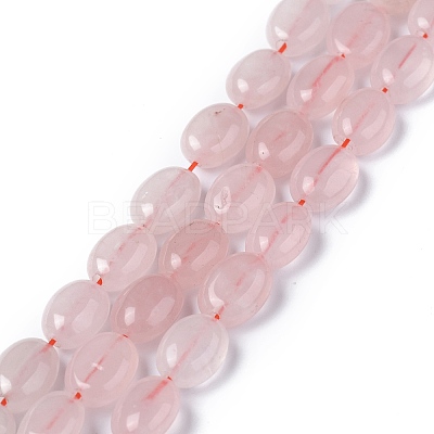 Natural Rose Quartz Beads Strands LS-G-Z006-A25-1