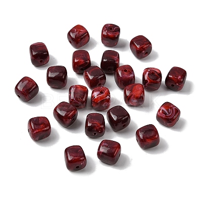 Opaque Acrylic Beads X-OACR-D320-01D-1