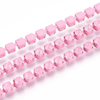 Iron Rhinestone Cup Chains CH-T006-05A-09-1