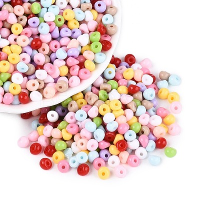 Opaque Acrylic Beads OACR-N162-14-1