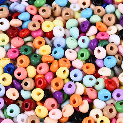 Opaque Acrylic Beads OACR-N150-05K-1