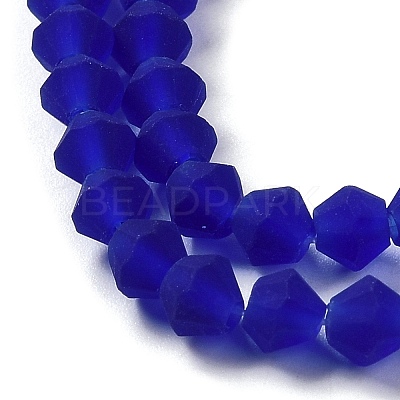 Imitate Austrian Crystal Frosted Glass Beads Strands EGLA-A039-T2mm-MD06-1