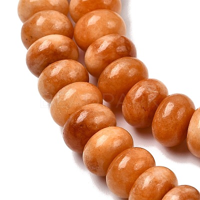 Dyed Natural White Jade Beads Strands G-G107-A34-01-1