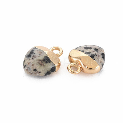 Natural Dalmatian Jasper Charms G-N326-121-01-1