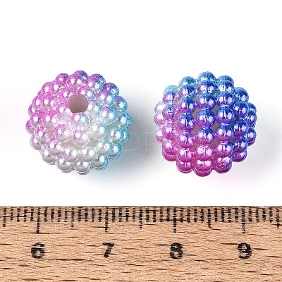 Imitation Pearl Acrylic Beads OACR-T004-15mm-08-1