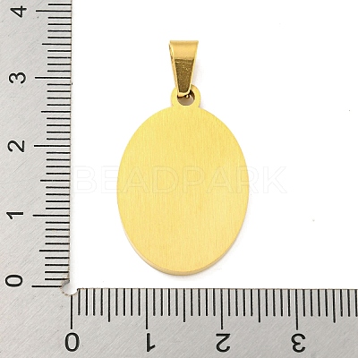 Ion Plating(IP) 304 Stainless Steel Pendants STAS-C102-09A-G-1