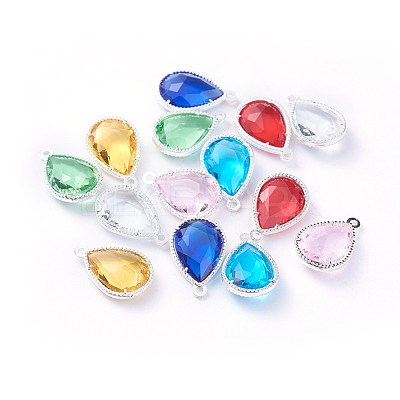 Glass Pendants GLAA-A037-G-S-1