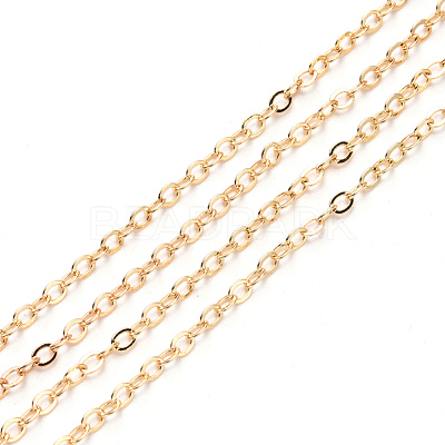 3.28 Feet Brass Cable Chains X-CHC-T008-06A-KC-1