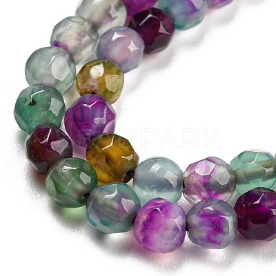 Natural Agate Beads Strands G-Q1000-01-1