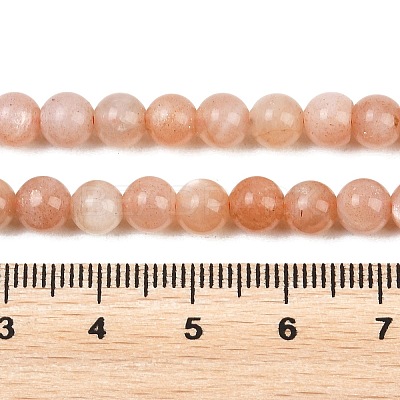 Round Natural Multi-Moonstone Beads Strands G-I176-09-6mm-1