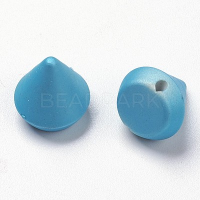 Spray Painted Acrylic Beads MACR-S206-05-1