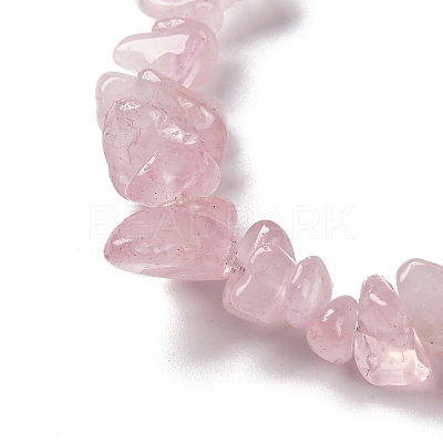 Natural Rose Quartz Beads Strands G-O049-B-36-1