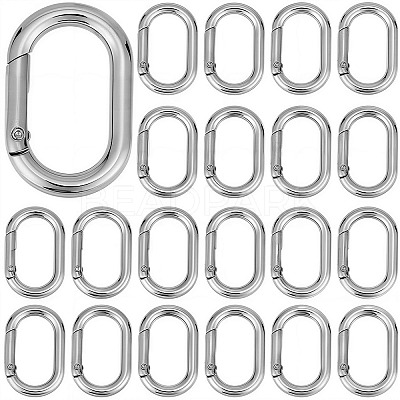 Zinc Alloy Spring Gate Rings FIND-SP0001-12B-1