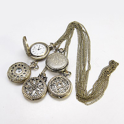 Fashion Iron Pocket Watches WACH-G006-M2-1