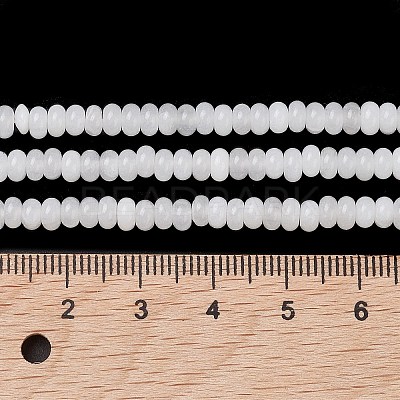 Natural White Jade Beads Strands G-H292-A19-02-1