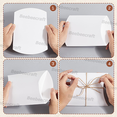 18Pcs 3 Colors Paper Pillow Candy Boxes CON-BBC0001-09-1