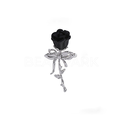 Rose Brass with Resin Cuff Rings FS-WG9A4C1-02-1