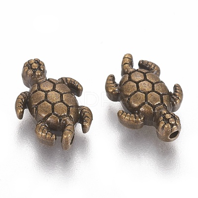 Tibetan Style Alloy Beads X-TIBEB-7681-AB-NR-1