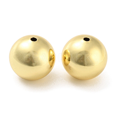 Rack Plating Eco-Friendly Brass Beads KK-M255-07B-G-1
