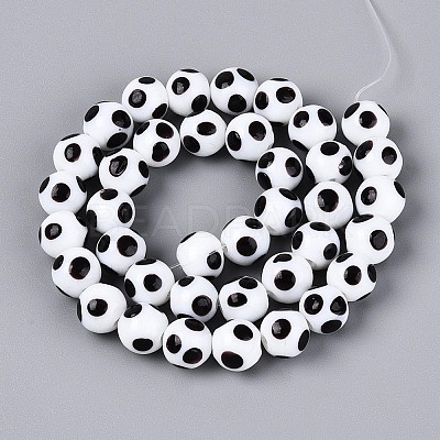 Handmade Lampwork Beads Strands LAMP-N037-02F-1