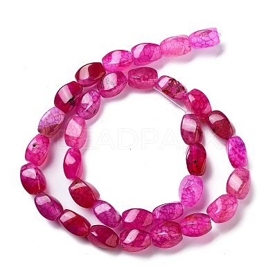 Natural Dragon Veins Agate Beads Strands G-G172-01R-1