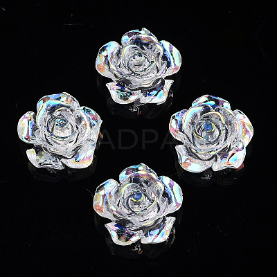 Transparent Resin Cabochons CRES-N030-001B-06-1