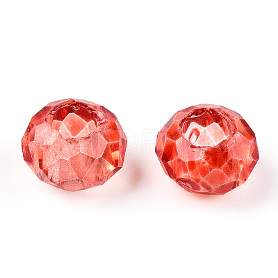 Mixed Faceted Rondelle Glass Beads X-GLAA-R143-8mm-M-1