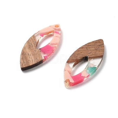 Resin and Walnut Pendants FIND-R051-12H-1