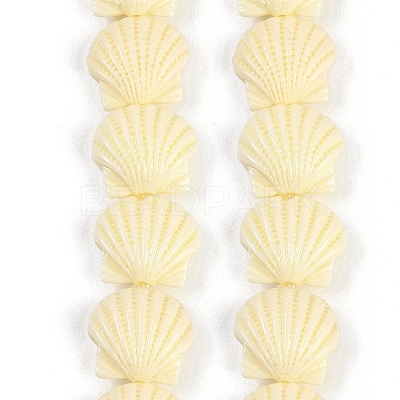 Synthetic Coral Dyed Carved Beads Strands CORA-K009-05B-01-1