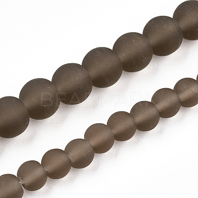 Transparent Glass Beads Strands GLAA-T032-T4mm-MD02-1