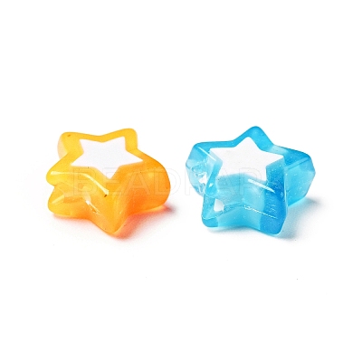 Opaque Acrylic Beads SACR-G028-04-1
