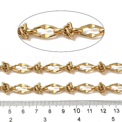 Ion Plating(IP) 304 Stainless Steel Oval Link Chains CHS-Q006-11G-1