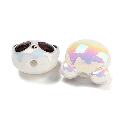 UV Plating Iridescent Acrylic Beads MACR-D032-14A-1