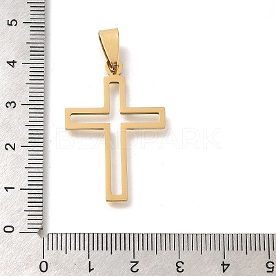 201 Stainless Steel Pendants STAS-R132-01G-01-1