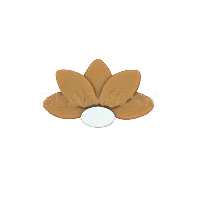 Lotus Food Grade Eco-Friendly Silicone Beads SIL-WH0013-50H-1