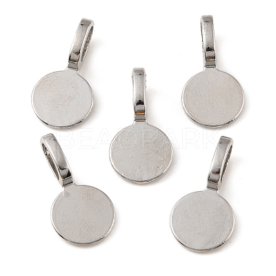 Alloy Glue-on Flat Pad Bails PALLOY-K005-03P-1