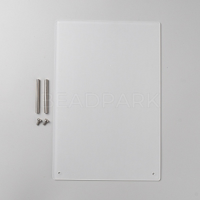 Assembled Acrylic Nail Art Display Rack ODIS-WH0075-94-1