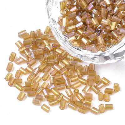 Two Cut Glass Seed Beads CSDB162B-1