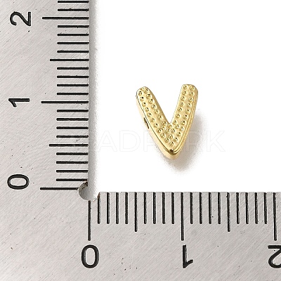 Rack Plating Brass Micro Pave Clear Cubic Zirconia Beads KK-G500-30G-V-1