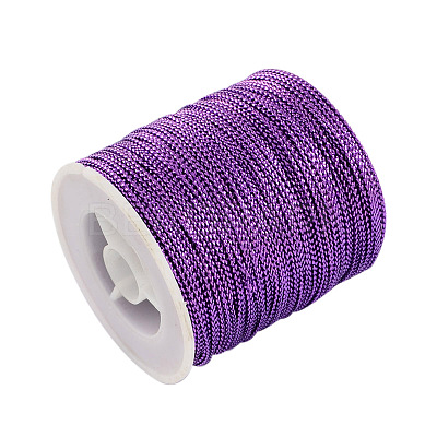 1mm Jewelry Braided Thread Metallic Threads MCOR-S002-06-1