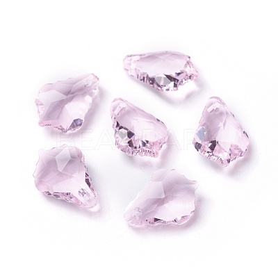 Faceted Glass Pendants GLAA-F068-C15-01-1