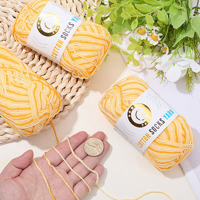 3 Skeins 3-Ply Cotton Yarn YCOR-DJ0001-06C-1