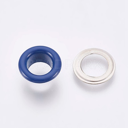 Iron Grommet Eyelet Findings IFIN-WH0023-E10-1